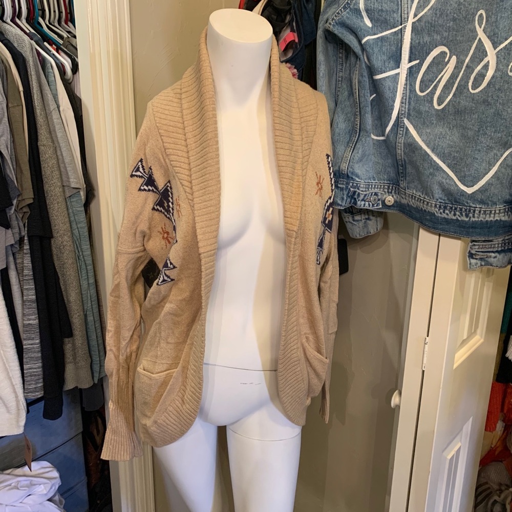 Gianni Bini Printed Cardigan